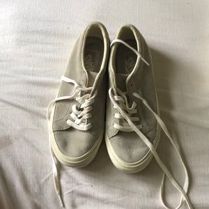 suede gray vans